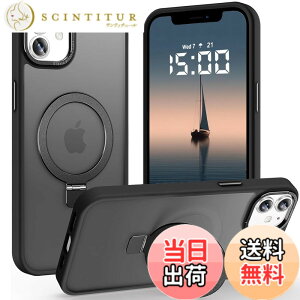 �y���������zAVETUL iPhone 12 mini �P�[�X iPhone 13 mini �P�[�X MagSafe�Ή� ���C�����X�[�d�Ή� �B���X�^���h �}�b�g �}�O�l�b�g���� �������� ����~�� �ČRMIL�K�i�ϏՌ� iPhone12mini�P�[�X �X�g���b�v