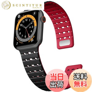 �y���������z[Bandletic] �A�b�v���E�H�b�`�p�� �o���h �}�O�l�b�g - �� ����Ȃ� �X�|�[�c�o���h�ʋC�� �h�� �y�� 2�F�f�U�C�� �����o���h �F�F�u���b�N���b�g�A�T�C�Y�F44/45/46/49/42mm(Series3)