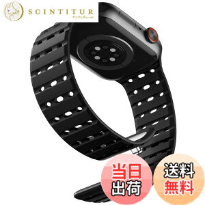 �y���������z[Bandletic] �A�b�v���E�H�b�`�p�� �o���h �}�O�l�b�g - �� ����Ȃ� �X�|�[�c�o���h�ʋC�� �h�� �y�� 2�F�f�U�C�� �����o���h �F�F�u���b�N�A�T�C�Y�F38/40/41/42mm(Series11/10)