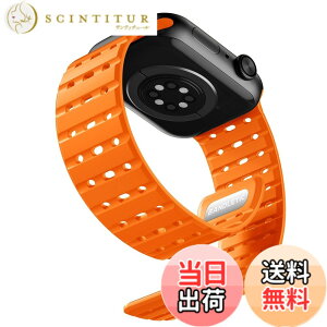 �y���������z[Bandletic] �A�b�v���E�H�b�`�p�� �o���h �}�O�l�b�g - �� ����Ȃ� �X�|�[�c�o���h�ʋC�� �h�� �y�� 2�F�f�U�C�� �����o���h �F�F�I�����W�A�T�C�Y�F44/45/46/49/42mm(Series3)