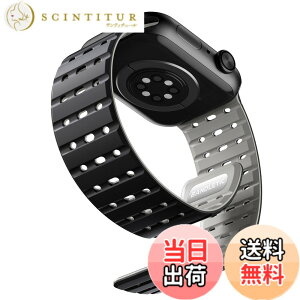 �y���������z[Bandletic] �A�b�v���E�H�b�`�p�� �o���h �}�O�l�b�g - �� ����Ȃ� �X�|�[�c�o���h�ʋC�� �h�� �y�� 2�F�f�U�C�� �����o���h �F�F�u���b�N�O���[�A�T�C�Y�F44/45/46/49/42mm(Series3)