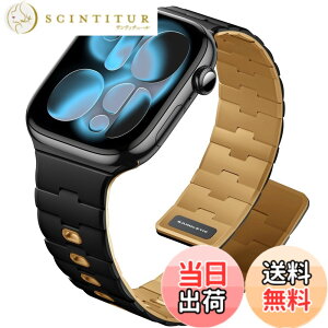 �y���������z[Bandletic] �A�b�v���E�H�b�`�p �o���h - N54���΃o���h �}�O�l�b�g���V���R�� �j�����p �X�|�[�c�p �y�� Series11/10/9/Ultra3/SE3/8/7/6/5/4/3/1�p �F�F�u���b�N/�J�[�L�A�T�C�Y�F38/40/41/42mm(S