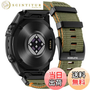 �y���������z[Bandletic] �K�[�~�� �x���g-22mm 26mm�����p ���ϋv�i�C���� �y�� �ʋC�� �X�|�[�c �o���h Garmin Fenix 8/8 Pro/7/7 Pro/Instinct 2X/3/Forerunner 965/955/945/Approach S62/S60/Instinct 3E/2/Quatix/Epix/ �F�F�A�[
