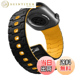 �y���������z[Bandletic]�A�b�v���E�H�b�`�p �o���h - Apple Watch�Ή��o���h N52���͎��Γ��� �y�ʃV���R���f�� �h���h�o ���g�����_���f�U�C�� 49mm/46mm/45mm/44mm/42mm/41mm/40mm/38mm �Ή� 5.5-8.3�C���`����