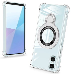 �y���������zbaodunwei Galaxy A25 5G �P�[�X �N���A �����O�t�� MagSafe�Ή� �}�O�l�b�g���� �c�����Ή� �A�W���X�^�u���X�^���h �l�p�G�A�N�b�V���� �ϏՌ� Galaxy A25 SC-53F SCG33 �J�o�[ �Ռ��z���|�P