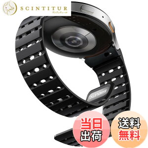 �y���������z[Bandletic] Galaxy watch 7 �o���h - �}�O�l�b�g�� Samsung�p 6/5/4 44mm 40mm/ FE/6 Classic 47mm 43mm/5 Pro 45mm/4 Classic�Ή� N52���� �ʋC�� ���y�� 2�F�f�U�C�� �F�F�u���b�N�A�T�C�Y�F22 millimeters