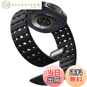 �y���������z[Bandletic] Galaxy watch 8 �o���h - �}�O�l�b�g�� �V���R���o���h Watch 8 44mm 40mm/ Watch 8 Classic 46mm �ɑΉ� N52���� �ʋC�� �ϊ� �h�� �y�� �j�����p �����p�o���h �F�F�u���b�N