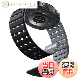 �y���������z[Bandletic] Galaxy watch 8 �o���h - �}�O�l�b�g�� �V���R���o���h Watch 8 44mm 40mm/ Watch 8 Classic 46mm �ɑΉ� N52���� �ʋC�� �ϊ� �h�� �y�� �j�����p �����p�o���h �F�F�u���b�N/�O���[