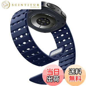 �y���������z[Bandletic] Galaxy watch 8 �o���h - �}�O�l�b�g�� �V���R���o���h Watch 8 44mm 40mm/ Watch 8 Classic 46mm �ɑΉ� N52���� �ʋC�� �ϊ� �h�� �y�� �j�����p �����p�o���h �F�F�l�C�r�[