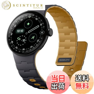 �y���������z[Bandletic] 2025 �V�^ Google Pixel Watch �o���h - Pixel Watch 1�E2�E3�E4�i41mm�j �Ή� N54���΃o���h �}�O�l�b�g���V���R�� �j�����p �X�|�[�c�p �y�� �F�F�O���[/�J�[�L