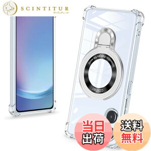 �y���������zbaodunwei Galaxy A25 5G �P�[�X �N���A �����O�t�� MagSafe�Ή� �}�O�l�b�g���� �c�����Ή� �A�W���X�^�u���X�^���h �l�p�G�A�N�b�V���� �ϏՌ� Galaxy A25 SC-53F SCG33 �J�o�[ �Ռ��z���|�P