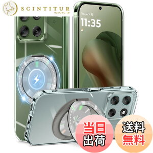 �y���������zCexitesuo For �P�[�X �N���A �����O�t�� 360°��]�X�^���h �ϏՌ� �J�o�[ ���^ �y�� �l�C �X�}�z�P�[�X ���� TPU �ԍڃz���_�[�Ή� �F�F�N���A�A�T�C�Y�FMotorola Moto G66J / G66Y 5G