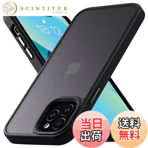 �y���������zCOSOIK iPhone 13 Pro Max �p �P�[�X �F�F�}�b�g�u���b�N�A�T�C�Y�FiPhone 13 Pro Max�p