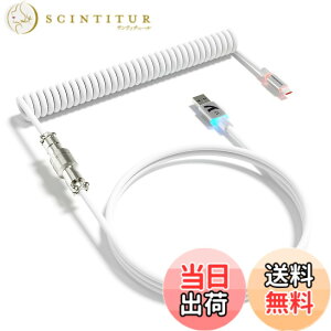 �y���������zATTACK SHARK C01ULTRA �L�[�{�[�h �R�C���P�[�u�� ���E�� �q��R�l�N�^�t�� RGB���C�g���� Type-C USB-A �_�u���X���[�u ���ϋv �����^ ���J�j�J�� �Q�[�~���O ����J�X�^���Ή� �f�X�N�g
