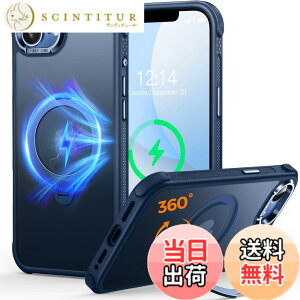 �y���������ziPhone 12/13/14/15/16 ���^ �P�[�X 360�x��]�X�^���h �F�F�u���[�A�T�C�Y�FiPhone 16E / 17E