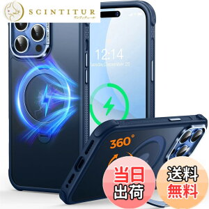 �y���������ziPhone 12/13/14/15/16 ���^ �P�[�X 360�x��]�X�^���h �F�F�u���[�A�T�C�Y�FiPhone 13 Pro Max