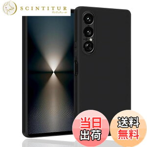 �y���������z�Ή� Xperia 1 VII (�}�b�g�u���b�N)����\�ʁy�_� TPU�f�ށzXperia 1 VII SO-51F / SOG15 �X�}�z�y�� ���^ �J�o�[���h�~ �y�� �_�� ���^ �ϏՌ��w��h�~ �g�ѕ֗� �F�F1