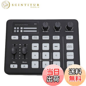 �y���������zAsixxsix �Q�[�~���O�I�[�f�B�I�~�L�T�[�ABluetooth 5.0 Type C RGB�I�[�f�B�I�C���^�[�t�F�[�X�A55db�v���A���v�A48V�t�@���^���d���AXLR�}�C�N���́A6�̃J�X�^�}�C�Y�T�E���h�p�b�h
