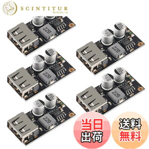 �y���������zACEIRMC USB �o�b�N�R���o�[�^�[ DC-DC �X�e�b�v�_�E�����W���[�� 5�� 6-32V 12V 24V 5V QC 3.0 �[�d���W���[�� �d�� �d�����M�����[�^�[ �{���g�g�����X�{�[�h