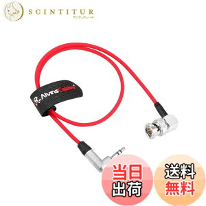 �y���������zAlvin's Cables Tentacle Sync�p 3.5mm TRS - BNC �^�C���R�[�h�P�[�u�� ���_��A�L���m�� C70/C300 MK II/C500�A�\�j�[ F55/FX9/FX6�AZaxcom�A�Y�[�� F4/F8/F8n/F8n Pro �Ή��A50cm �F�F�m�����b�NTRS���b�h�B