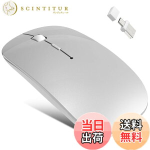 �y���������z�}�E�X ���� Bluetooth5.2/2.4GHz USB-A&USB-C ���^ �É� ���^ �[�d�� �W�O���[���� 3DPI �����x �����x ���ϋv�� �ߓd Mac/Windows/Surface/PC/Macbook/Android/iOS/iPadOS�ɑΉ� �F�F�V���o�[