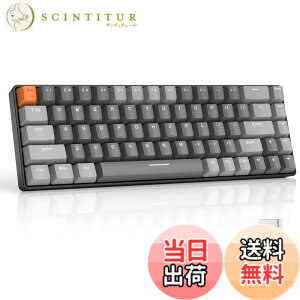 �y���������zMAGIC-REFINER Bluetooth���C�����X �Q�[�~���O�L�[�{�[�h ���� ���^ �Ԏ�K68�L�[�{�[�h2.4GHZ USB�ڑ� �e���L�[���X Windows Mac iPad iOS Android Surface PS4 Switch �Ή� �ݑ�Ζ� ���{������� �F�F