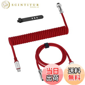 �y���������z�y����8000Hz�Ή��z ATTACK SHARK C01Pro �Q�[�~���O�L�[�{�[�h�p�R�C���P�[�u�� USB Type-C�ڑ� ����x�� �i�C�����ґg�ϋv �X�}�z/�^�u���b�g�[�d�Ή� 1.5m�L�� �����߂��h�~�݌v �M����