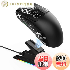 �y���������zMAMBASNAKExATTACK SHARK X1 �Q�[�~���O�}�E�X �y��49g ���C�����X �L�� Bluetooth 2.4G 3���[�h PAW3395PRO 40000DPI �I������������ 1����ϋv RGB �[�d�h�b�N �N���E�h�h���C�o AI�ݒ� FPS MOBA e�X�|