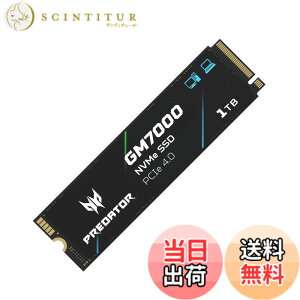 �y���������zAcer Predator �n�C�G���hSSD M.2 SSD DRAM�L���b�V������ GM7000 GM9000�V���[�Y �F�F�u���b�N�A�T�C�Y�F1TB