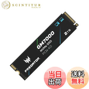 �y���������zAcer Predator �n�C�G���hSSD M.2 SSD DRAM�L���b�V������ GM7000 GM9000�V���[�Y �F�F�u���b�N�A�T�C�Y�F2TB