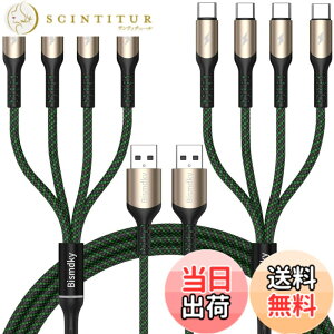 �y���������z�y2�p�b�N�zBismdky ���ϋv�i�C�����f�� �}���`USB C�X�v���b�^�[�P�[�u�� 4 USB C �|�[�gQC 3.0(3A)�����[�d�f�[�^�]�� Samsung Galaxy S10 / Note/Huawei P30 / P20 lite// XZ3 / GoPro Hero 5/6 ���̑�Androi
