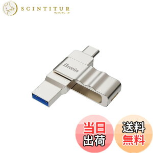 �y���������zBiwin UD150 USB ������ Type-C/A 2in1 ��]�� USB 3.2 ���� �ő�Ǐo���x150MB/s ������ �y��&�ϋv�� USB-C/A�f���A���R�l�N�^ �T�C�Y�F128GB