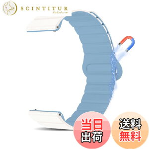 �y���������z[CeiBand] 20mm �o���h Samsung Galaxy Watch 7/Galaxy Watch FE/Watch 6/5/4 40mm 44mm �Ή� �����o���h ���C�t�� �V���R���o���h �o���h �}�O�l�b�g�t�� �����ȒP �X�|�[�c�o���h �X�g���b�v �ւ��o