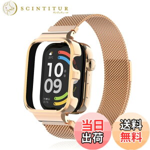 �y���������z[CeiBand] �o���hXiaomi Smart Band 9 Pro/Smart Band 8 Pro/Xiaomi Redmi Watch 6/Redmi Watch 5/4 �Ή� �ւ��o���h �����x���g ���C �o�b�N���t�� �X�e�����X�x���g �}�O�l�b�g�� ���߉\ xiaomi mi band 9 pr