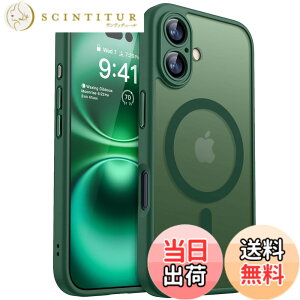 �y���������zCANSHN iPhone �p �P�[�X Magsafe�Ή� �J�������ӕی� ���C�����X�[�d �ϏՌ� �G�A�K�[�h�R�[�i�[ �����h�~ �w��h�~ �F�F�f�B�[�v�O���[���A�T�C�Y�FiPhone 16 Plus �p (6.7 �C���`)