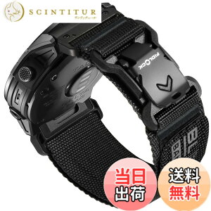 �y���������z[Bandletic]�K�[�~�� �x���g-26mm Fidlock���C�o�b�N�� �����i�C������ �y�ʁE�ʋC�E������ Fenix 8/7X/7X Pro/6X/6X Pro/Epix Pro/Instinct 2X/Quatix 3/Enduro/1/2/3/Descent Mk3i�Ή� �X�|�[�c �����p�o���h 