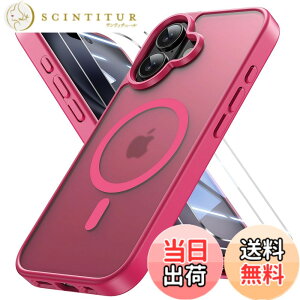 �y���������zBruzaio SFTZ iPhone 14/13/15/16/16e/17/17Pro/17ProMax �p �P�[�X �F�F���b�h�A�T�C�Y�FiPhone 16 �p�i6.1�C���`�j