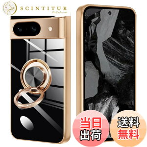 �y���������z�P�[�X �����O�t�� �X�}�z�P�[�X �J�o�[ �y�� ���� TPU �ϏՌ� �X�^���h�@�\ �C�菝�h�~ �����h�~ �ԍڃz���_�[�Ή� �X�g���b�v�z�[���t�� �F�F�u���b�N�A�T�C�Y�FGoogle Pixel 8a