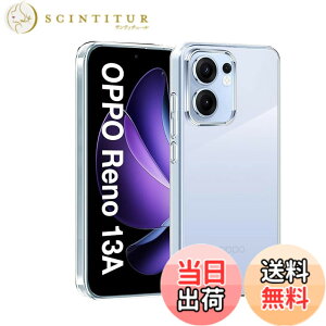 �y���������z�Ή� OPPO Reno 13A �P�[�X �N���A �ϏՌ� TPU �w�� ���v���e�N�^�[ �V�F�� �y�� ���^ �V�F�� �ϏՌ� �w��h�~ �ČRMIL�K�i�擾 �I�b�| Reno 13A �ی� �P�[�X �_�� TPU �J�o�[ �S���� �U�M