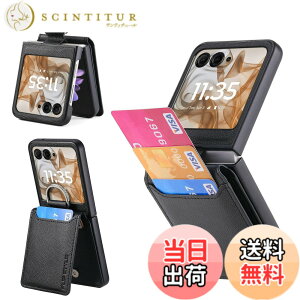 �y���������zFor Motorola Razr 60/Razr 60S Razr 50/Razr 50S/ Razr 50d/60d M-51E/M-51F �P�[�X �J�o�[ PU���U�[�蒠�^ �}�z�P�[�X �^�������U�[ �܂肽���݌^ �����O�t�� �J�[�h���[ �y�� �S�ʕی� �}�O�l�b�g�f