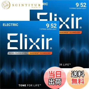 �y���������zElixir �G���N�T�[ �G���L�M�^�[�� NANOWEB �y�������K�i�z �F�F2�Z�b�g�A�T�C�Y�F7�� Super Light .009-.052