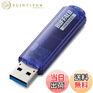 �y���������zBUFFALO USB3.0�Ή� USB������ �X�^���_�[�h RUF3-CA�V���[�Y �F�F�u���[�A�T�C�Y�F32GB