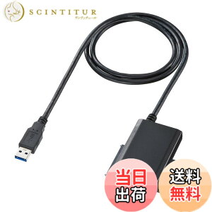 �y���������z�T�����T�v���C HDD�R�s�[�@�\�t��SATA - USB3.0�ϊ��P�[�u�� 1.0m USB-CVIDE4 �F�F�u���b�N