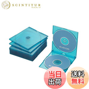 �y���������z�G���R�� DVD CD�P�[�X �v���P�[�X �X���� 1�����[ 10���p�b�N �A�\�[�g CCD-JSCS10ASO �F�F�N���A�u���[�A�T�C�Y�F2�����[x10���p�b�N