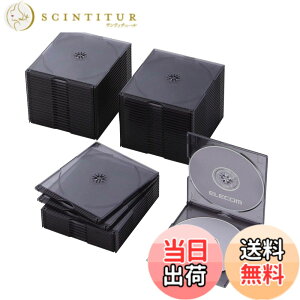 �y���������z�G���R�� DVD CD�P�[�X �v���P�[�X �X���� 1�����[ 10���p�b�N �A�\�[�g CCD-JSCS10ASO �F�F�N���A�u���b�N�A�T�C�Y�F2�����[x50���p�b�N