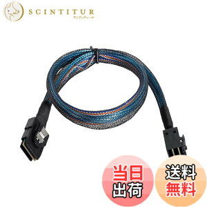 �y���������zCablecc ���� Mini SAS SFF-8087 ���� Mini SAS �����x HD SFF-8643 �f�[�^ �T�[�o�[ �n�[�h�f�B�X�N RAID �P�[�u�� 50cm �T�C�Y�F50cm