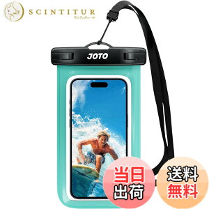 �y���������zJOTO �h���P�[�X 2���Z�b�g �X�}�z�p IPX8�F��iPhone16/15/14/13/12 Pro Max Galaxy S24/S23 Ultra Pixel 8 Pro �Ή� 7�C���`�܂� �w��F�ؑΉ� ���C �C �v�[�� �ނ� �A�E�g�h�A ��|���� -�u���b�N �F