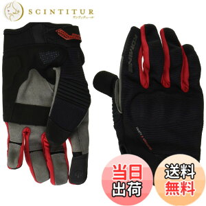 �y���������z�R�~�l(KOMINE) �o�C�N�p �v���e�N�g���b�V���O���[�u-�u���C�u GK-183 GK-1833 �t�ďH���� ���b�V���f�� �v���e�N�^�[ �F�FBlack/Red�A�T�C�Y�F2XL