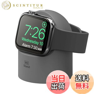 �y���������z�yelago�z Apple Watch �Ή� �[�d �X�^���h �V���R�� �[�d�h�b�N �A�N�Z�T���[ [ AppleWatch 45mm / 44mm / 42mm / 41mm / 40mm / 38mm �e�� �A�b�v���E�H�b�` 8 / 7 / 6 / SE2 / SE / 5 / 4 �F�F�_�[�N�O���[