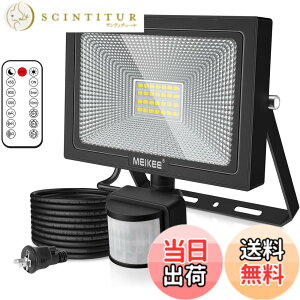 �y���������zMEIKEE �Z���T�[���C�g ������ 10W 20W 30W 50W PIR���O�Z���T�[ �t���b�h���C�g ���O �l���Z���T�[ �h�ƃ��C�g 6500K �����F �����P�x ���ԏ� ���֓� �q�� ���� �����̖h�Ƃ� �Ɩ���� IP
